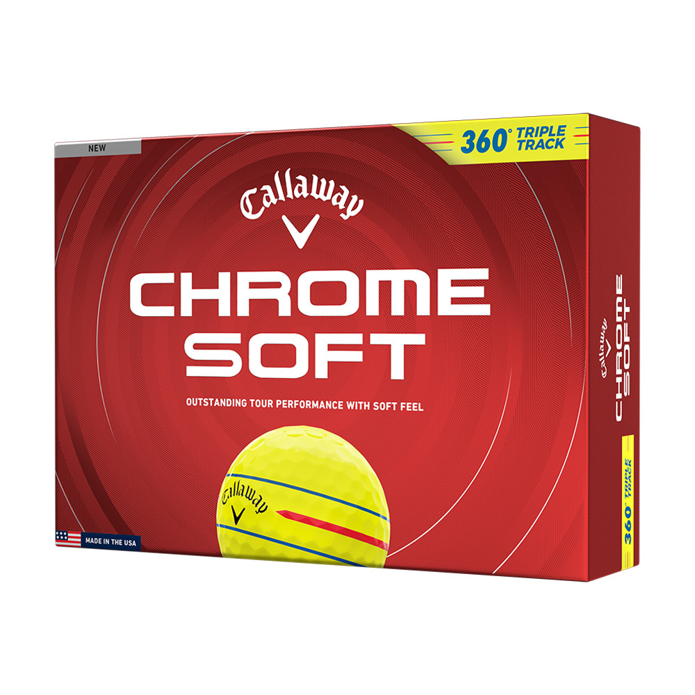Callaway Chrome Soft 360 Triple Track Golf Balls - Maple Hill Golf